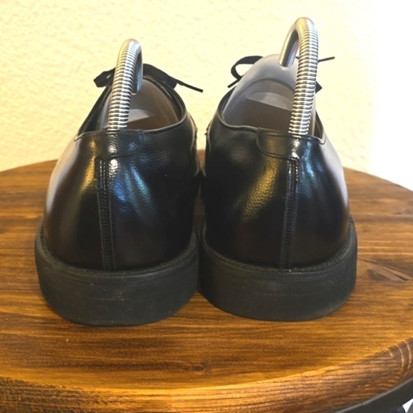 Weyenberg Mens Black Premium leather Dress Shoes lace up New! Sz.14 - Picture 4 of 12